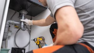 Professional plumbing drain inspection