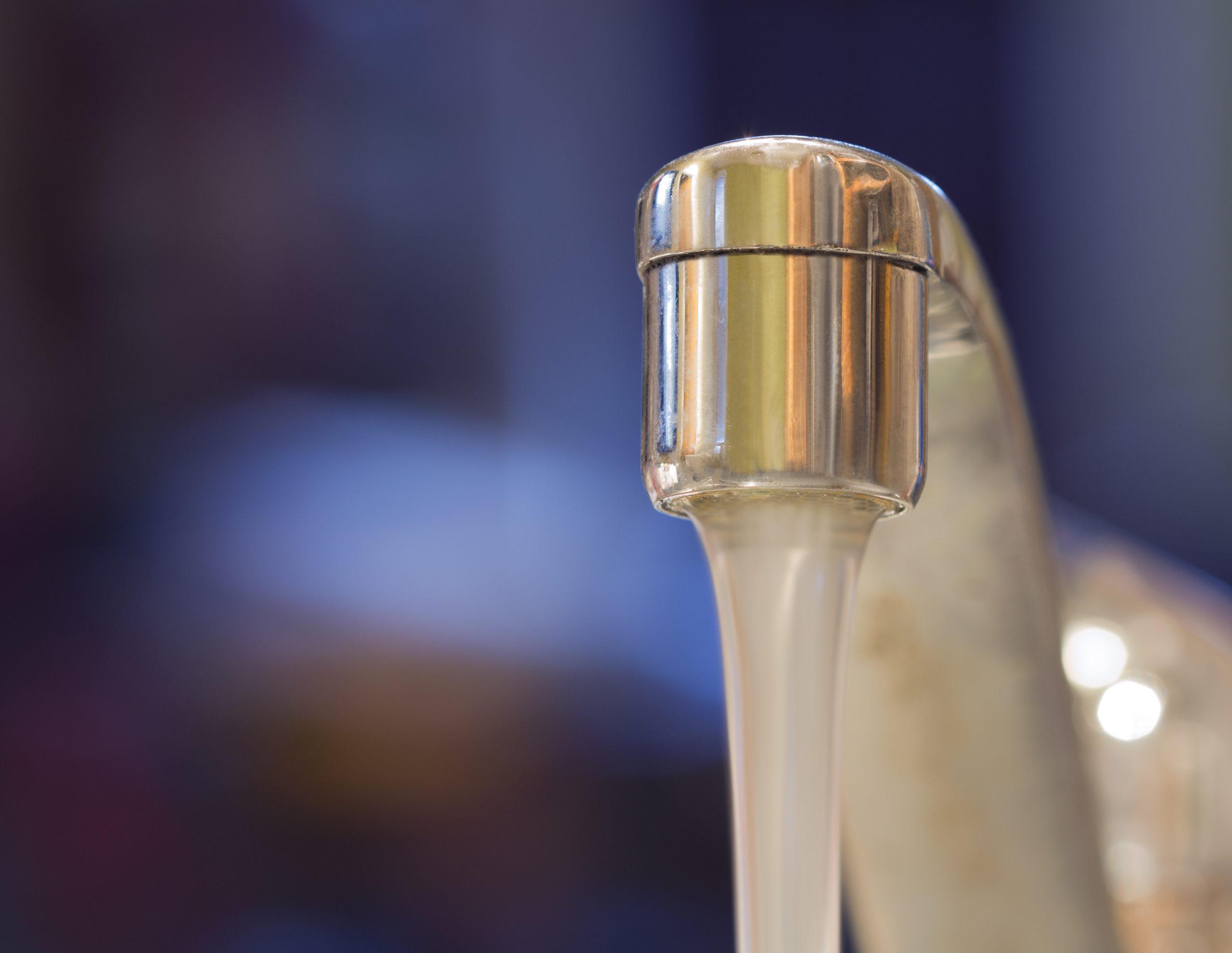 Filtered water from a faucet Filtered water from a faucet