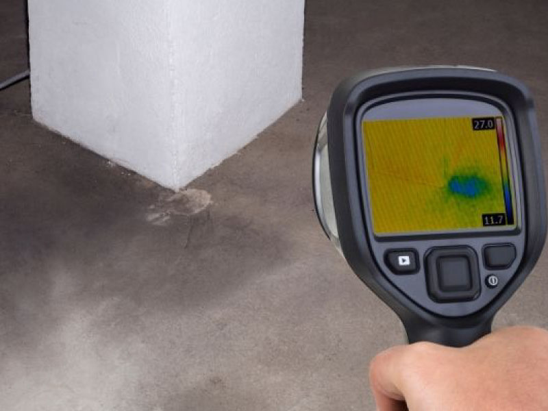 Identifying a slab leak